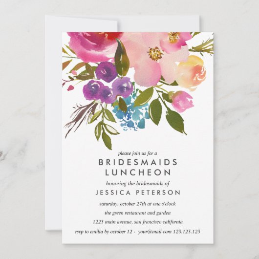 Bridesmaids Luncheon Weddenschap Kaart (Voorkant)
