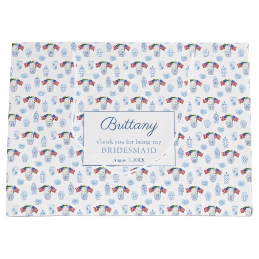 Bridesmaids over het vierde huwelijk van juli beda groot cadeauzakje (Voorkant)