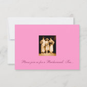 Bridesmaids' Tea Invitation Kaart (Voorkant)