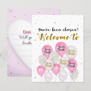 Bridesmaids Voorstel - Kaart