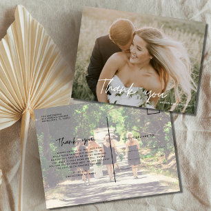 Bridesmaids Weddenschap Foto bedankt Briefkaart