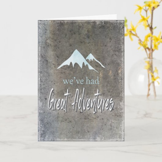 Bridesman over het grote avontuurvoorstel kaart (Gele Bloem)