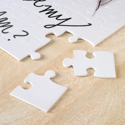 Bridesman? Puzzle Dk Br Bun Bride Blonde Man Legpuzzel (Zijkant)