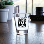Bridesman Shot Glass Weddenschap Shot Glas