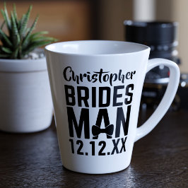 Bridesman Wedding Favor Latte Coffee Mok