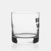 BRIDESMAN zwart stropdas strik bruiloft gepersonal Whisky Glas (Rechts)