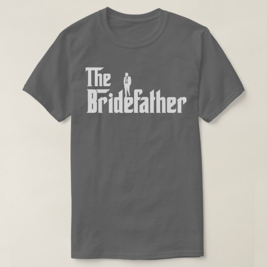 Bridevader Grote Vader van de Bride Mannen Papa Da T-shirt (Design voorkant)