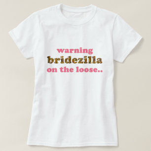 Bridezilla aan de rand   Fun Tigerprint T-Shirt