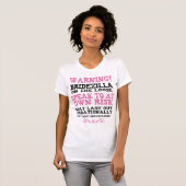 Bridezilla aan de rand t-shirt (Voorkant volledig)