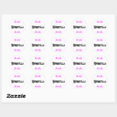 Bridezilla Bride Ronde Sticker (Vel)