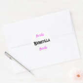Bridezilla Bride Ronde Sticker (Envelop)