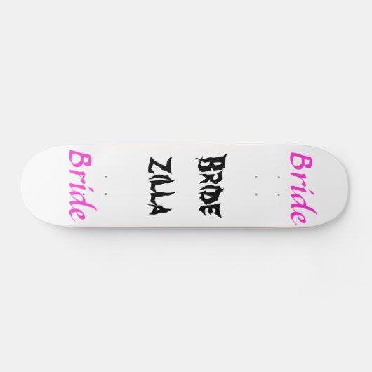 Bridezilla Bride Skateboard (Horizontaal)