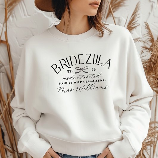 Bridezilla Modus Geactiveerd Grappig Meisjes Uitje Tri-Blend Shirt