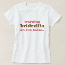 Bridezilla op de los | Leuk Tigerprint T-shirt