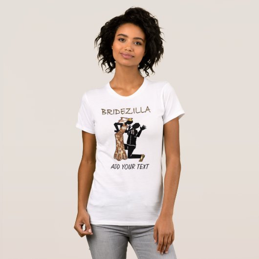 Bridezilla t-shirt (2) (Voorkant volledig)