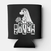  Bridezilla Wedding Bachelorette Blikjeskoeler (Achterkant)