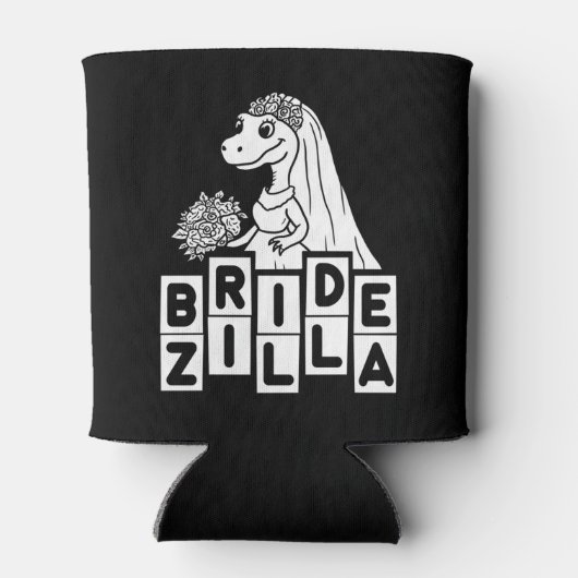  Bridezilla Wedding Bachelorette Blikjeskoeler (Achterkant)