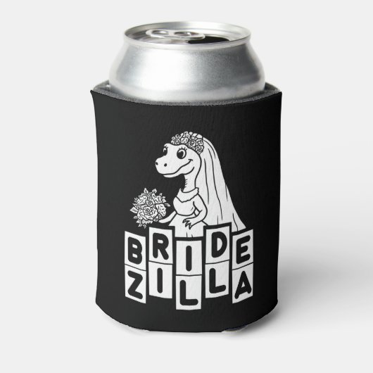 Bridezilla Wedding Bachelorette Blikjeskoeler (Blikje Achterkant)