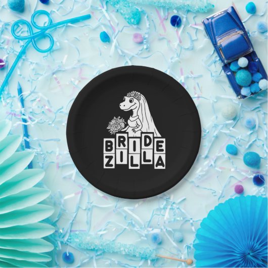 Bridezilla Wedding Bachelorette Papieren Bordje (Feest)