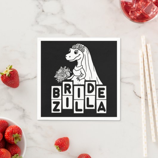 Bridezilla Wedding Bachelorette Servet (Insitu)