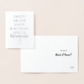 Bridezilla Zeer Grappig Bruidsmeisje of Maid van E Folie Kaarten (Display)