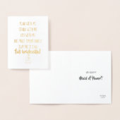 Bridezilla Zeer Grappig Bruidsmeisje of Maid van E Folie Kaarten (Display)