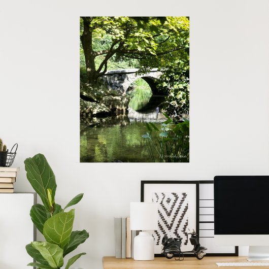 Bridge afdrukken poster (Thuiskantoor)