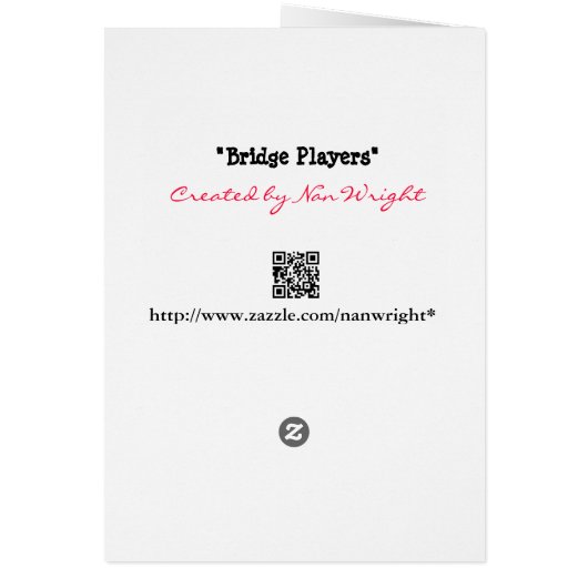 Bridge-afspeelkaart (Achterkant)