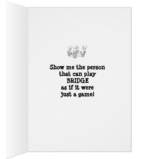 Bridge-afspeelkaart (Binnen (Rechts))