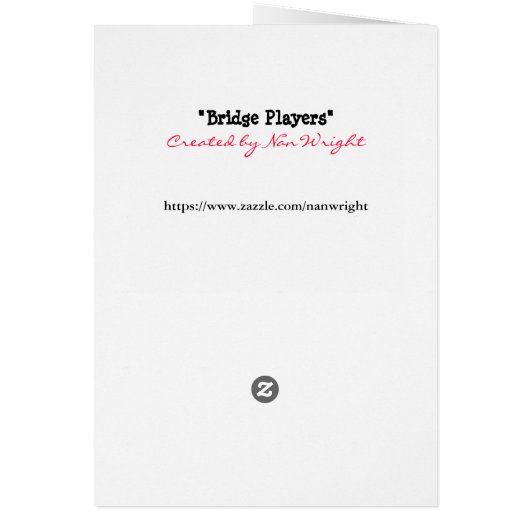 Bridge-afspeelkaart (Achterkant)