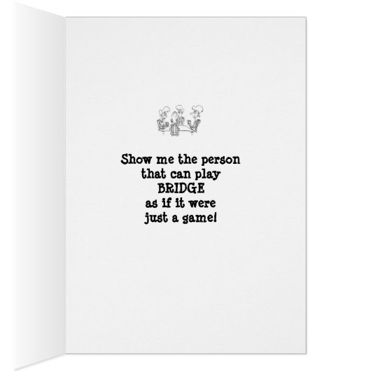 Bridge-afspeelkaart (Binnen (Rechts))