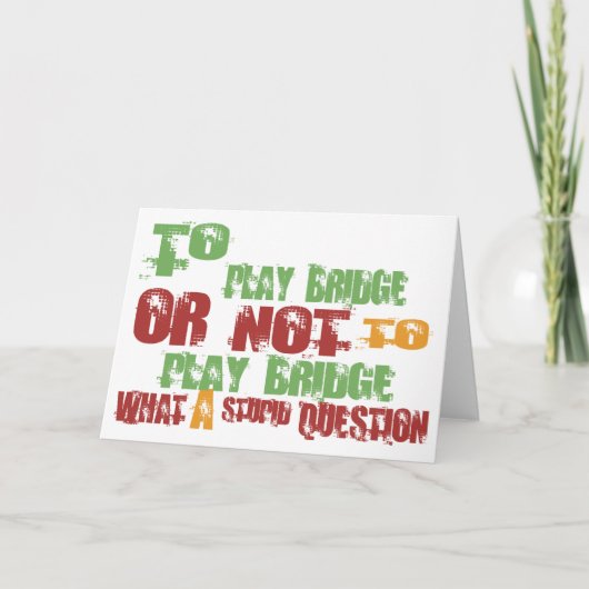 Bridge afspelen kaart (Voorkant)