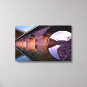 Bridge Arches Sunset Stretched Canvas afdrukken (Voorkant)