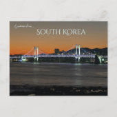 Bridge at Busan South Korea Briefkaart (Voorkant)