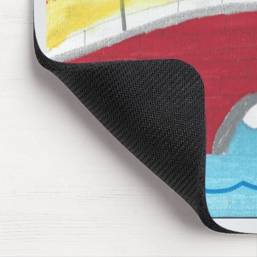 Bridge at Night Mousepad Muismat (Hoek)