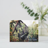 Bridge at Yantic Falls Norwich, Connecticut Briefkaart (Staand voorkant)