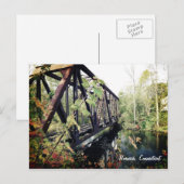 Bridge at Yantic Falls Norwich, Connecticut Briefkaart (Voorkant / Achterkant)