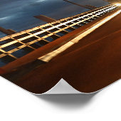 Bridge bij Night Poster (Hoek)