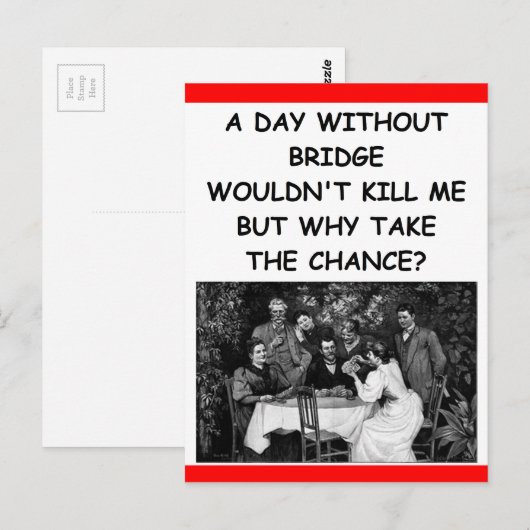 BRIDGE BRIEFKAART (Voorkant / Achterkant)