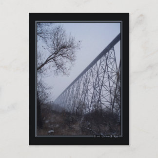 Bridge-briefkaart op hoog niveau briefkaart