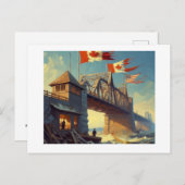 Bridge Canada, Verenigde Staten Briefkaart (Voorkant / Achterkant)