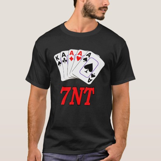 Bridge Card Game 7 No Trump - Bridge Player Gift T-shirt (Voorkant)