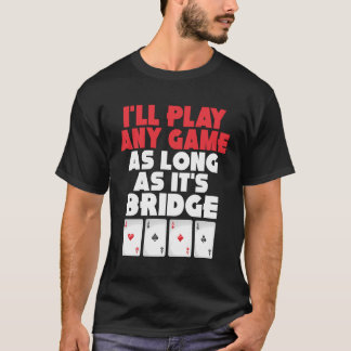Bridge Card Game Apparel Clofit T-shirt