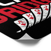 Bridge Card Game-ontwerp voor Bridge Lover Play Poster (Hoek)