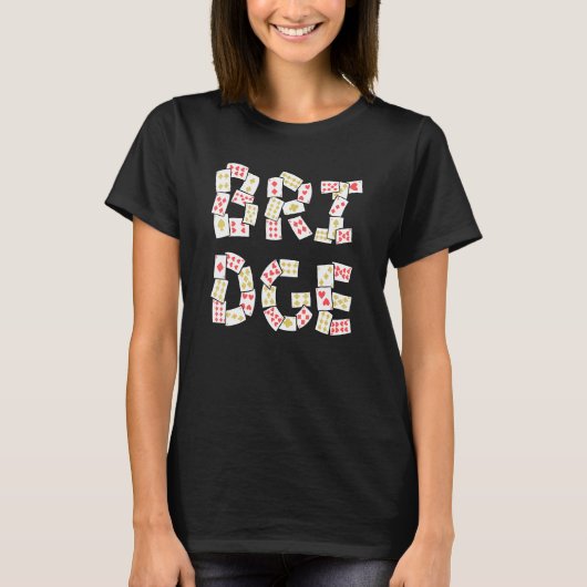 Bridge Card Game T-shirt (Voorkant)