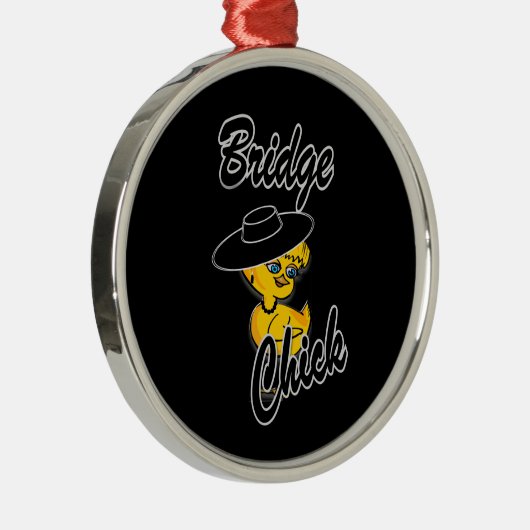 Bridge Chick #4 Metalen Ornament (Rechts)