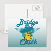 Bridge Chick #7 Briefkaart (Voorkant / Achterkant)