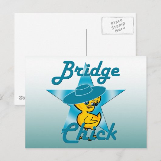 Bridge Chick #7 Briefkaart (Voorkant / Achterkant)