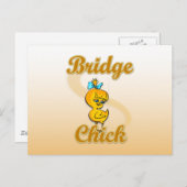 Bridge Chick Briefkaart (Voorkant / Achterkant)