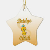 Bridge Chick Keramisch Ornament (Links)